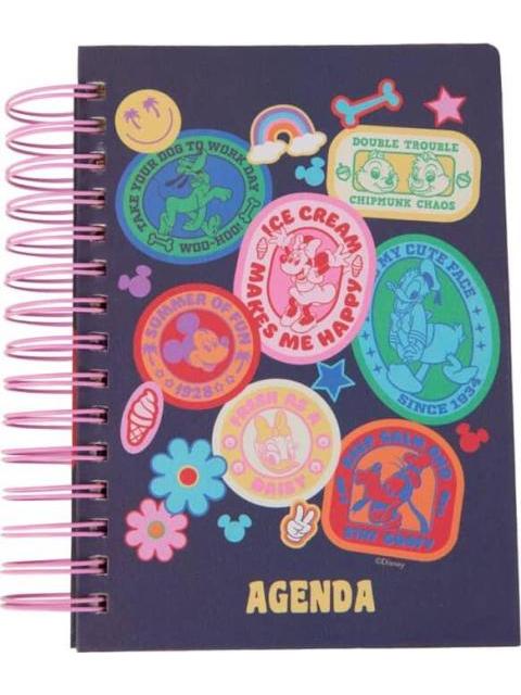 AGENDA MULTIUSOS DISNEY CON SEPARADORES Y STICKERS MULTICOLOR MICKEY