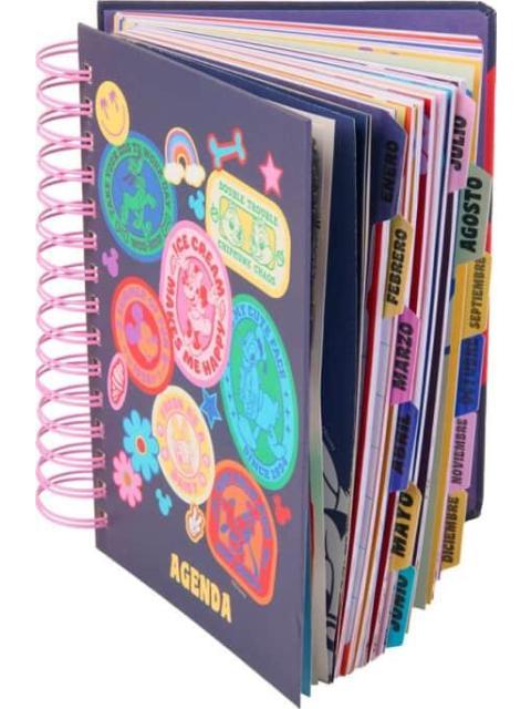 AGENDA MULTIUSOS DISNEY CON SEPARADORES Y STICKERS MULTICOLOR MICKEY - Imagen 3