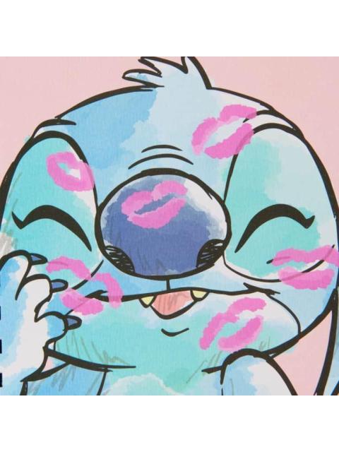 AGENDA MULTIUSOS DISNEY CON SEPARADORES Y STICKERS ROSA STITCH - Imagen 5
