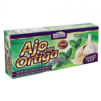 CAPS. Y TBS. AJO CON ORTIGA SUPER CONCENTRADO (BLISTER C 30 CAPS SOLO PARA DIABETICOS