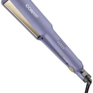 ALACIADORA DE CABELLO DOBLE CERAMICA MORADO CONAIR