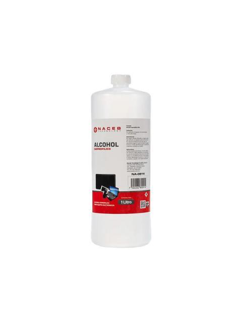 ALCOHOL ISOPROPILICO 1LT MANTENERLO ALEJADO DEL CALOR SUPERFICIES CALINETES LLAMAS AL DESCUBIERTO Y OTRAS FUENTES DE IGNICION 836G NO APLICARLO EN EQUI