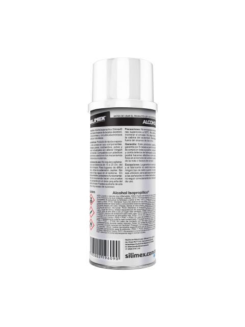 ALCOHOL ISOPROPILICO SILIMEX AEROSOL ENVASE 250 ML - 280GR. AZUL ALCOHOL ISOPROPILICO COMPONENTES ELECTRONICOS - Imagen 3