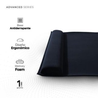 MOUSEPAD ACTECK CON DESCANSA MUNECAS CUSHY PLUS DR450 66.5X31CM GROSOR 65MM NEGRO