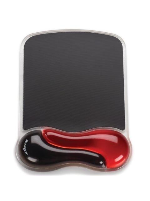 ALFOMBRILLA PARA RATON Y REPOSAMUNECAS KENSINGTON DUO GEL ROJO NEGRO P5116 - Imagen 4