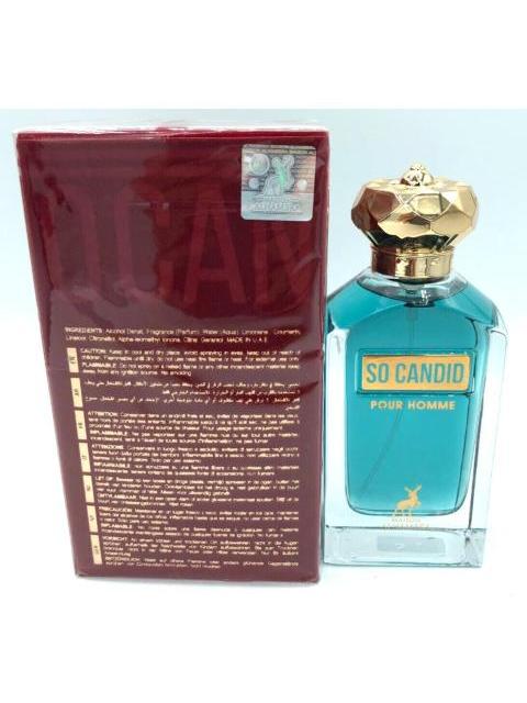 ALHAMBRA MAISON SO CANDID MEN 100ML EDP - Imagen 3