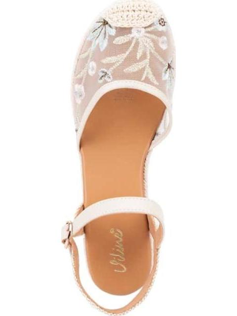 ALPARGATA BORDADA BEIGE VI LINE - Imagen 3