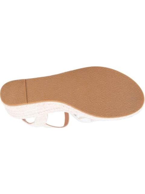 ALPARGATA BORDADA BEIGE VI LINE - Imagen 4