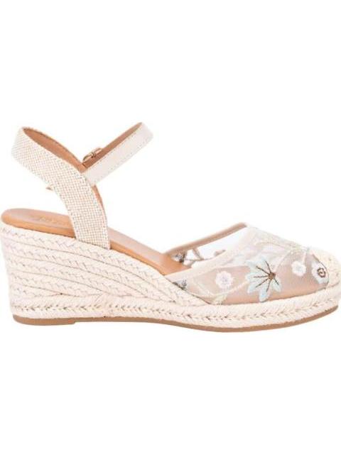 ALPARGATA BORDADA BEIGE VI LINE - Imagen 5