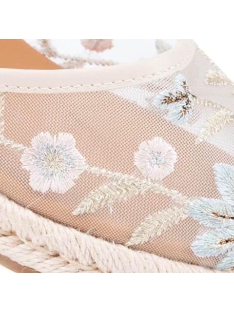 ALPARGATA BORDADA BEIGE VI LINE - Imagen 6