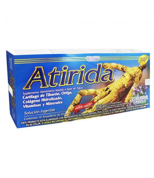 AMP. ATIRIDA PLUS C 10 C CARTILAGO DE TIBURONORTIGACOLAGENO HIDRO GN+VIDA