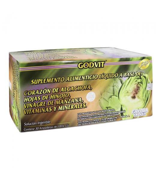 AMP. CORAZON DE ALCACHOFA C 30 HOJAS DE HINOJO VINAGRE DE MANZANA GN+VIDA
