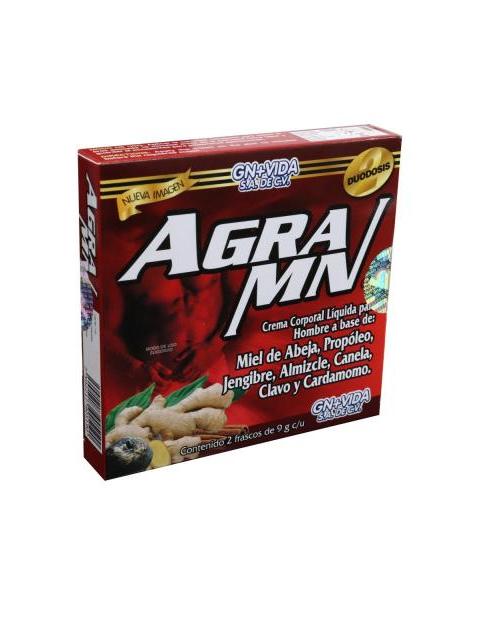 AMP. FCO. AGRAMN DUO 9 GR C U MIEL JENGIBRE ALMIIZCLE CANELA Y PR GN+VIDA