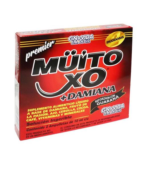 AMP. MUITO XO DUODOSIS PREMIER ROJA REFORZADA CON DAMIANA GN+VIDA