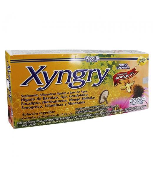 AMP. XYNGRY C 10 C HIGADO DE BACALAOAJOGORDOLOBOEUCALIPTOHIERBABU GN+VIDA