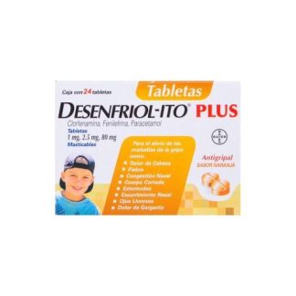 ANALGESICO DESENFRIOLITO PLUS 24 TABLETAS