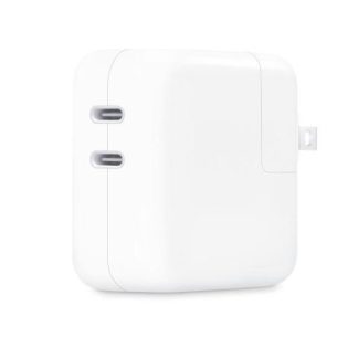 APPLE ADAPTADOR DE CORRIENTE MW2K3AM-A 2X USB-C 35W PARA MACBOOK AIR-IPHONE-IPAD-APPLE WATCH-AIRPODS