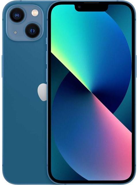 APPLE IPHONE 13 128 GB AZUL TOTALMENTE DESBLOQUEADO (REACONDICIONADO GRADO A) INCLUYE MICA DE CRISTAL TEMPLADO 9D CABLE DE DATOS Y CARGADOR DE 20W