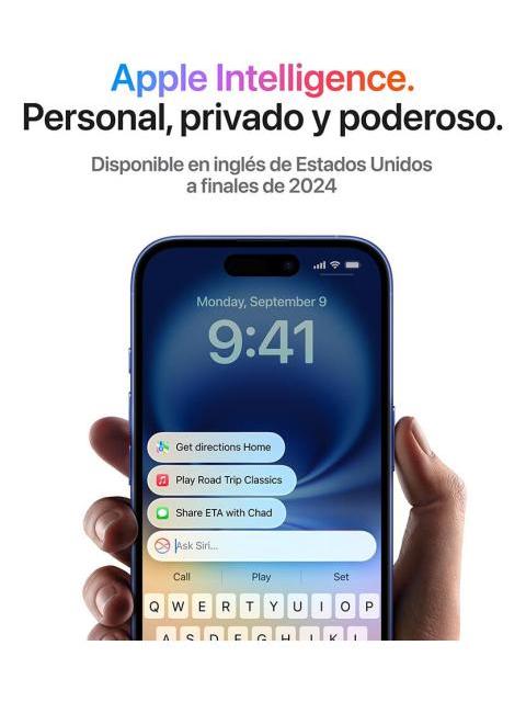 APPLE IPHONE 16 (128 GB) - VERDE AZULADO - Imagen 7