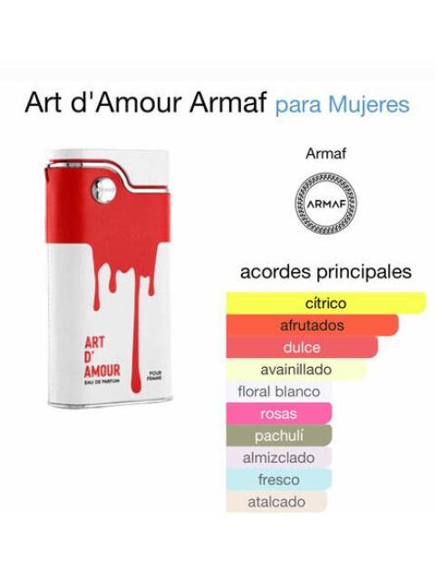 ARMAF ART DU AMOUR POUR FEMME EAU DE PARFUM 100ML - Imagen 4