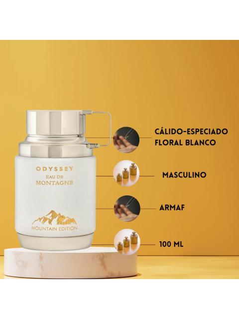 ARMAF ODYSSEY EAU DE MONTAGNE EDP 100ML UNISEX - Imagen 5