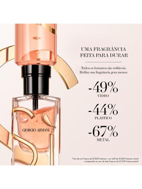 ARMANI SI INTENSE EDP RECARGABLE 100ML PERFUME FLORAL FRUTAL - Imagen 9