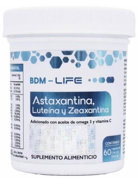 ASTAXANTINA LUTEINA ZEAXANTINA 60 CAP BDM-LIFE