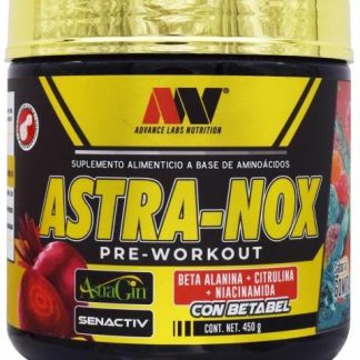 ASTRA NOX PRE WORKOUT GOMITAS 450 G ADVANCE NUTRITION