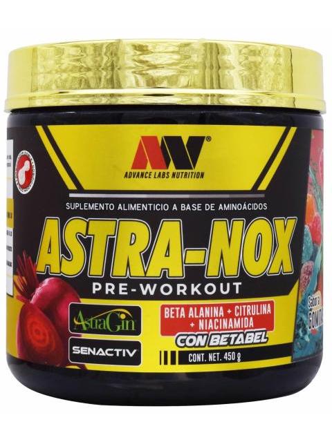 ASTRA NOX PRE WORKOUT GOMITAS 450 G ADVANCE NUTRITION