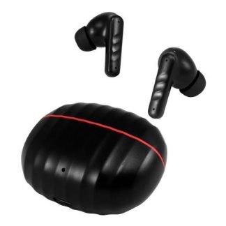 AUDIFONOS INALAMBRICOS IN-EAR BLUETOOTH AURICULARES RECARGABLES CON CANCELACION DE RUIDO NEGRO SLIM COMPANY