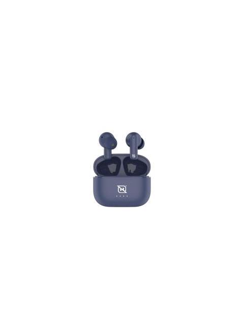 AUDIFONOS INEAR NTWS103 BLUETOOTH 5.3 TWS SUPER BASS MANOS LIBRES HASTA 5 HRS DE DURACION 4 INDICADORES DE CARGA EN DOCK AZUL