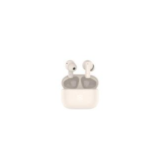 AUDIFONOS INEAR NTWS103 BLUETOOTH 5.3 TWS SUPER BASS MANOS LIBRES HASTA 5 HRS DE DURACION 4 INDICADORES DE CARGA EN DOCK BEIGE