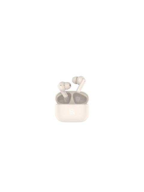 AUDIFONOS INEAR NTWS103 BLUETOOTH 5.3 TWS SUPER BASS MANOS LIBRES HASTA 5 HRS DE DURACION 4 INDICADORES DE CARGA EN DOCK BEIGE - Imagen 3