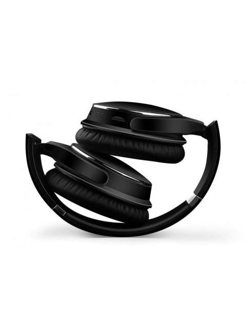 NACEB TECHNOLOGY AUDIFONOS CON MICROFONO FORNAX BLUETOOTH INALAMBRICO NEGRO - Imagen 2
