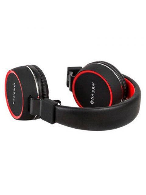 NACEB AUDIFONOS CON MICROFONO NA-0310R ALAMBRICO 1.2 METROS 3.5MM NEGRO-ROJO - Imagen 3
