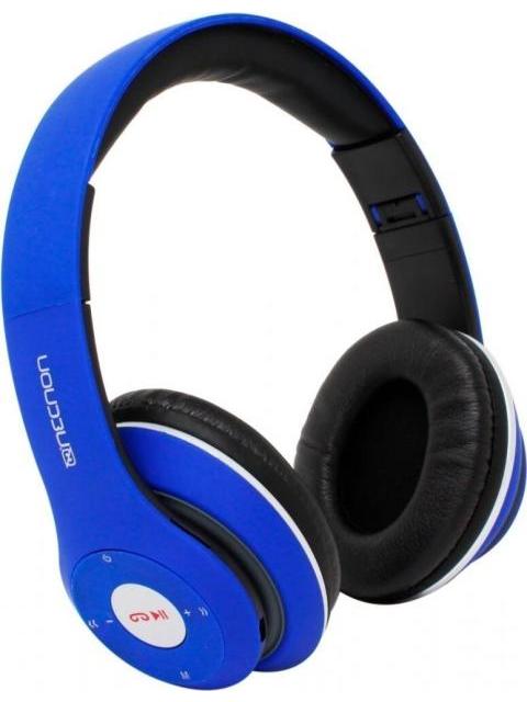 AUDIFONOS OVEREAR BLUETOOTH NBH01 SONIDO HIFI 3.5MM RADIO FM MICRO SD 3.5MML MANOS LIBRES RUBBERIZED AZUL