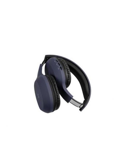 PERFECT CHOICE AUDIFONOS CON MICROFONO PC-116769 BLUETOOTH INALAMBRICO USB NEGRO-AZUL - Imagen 2