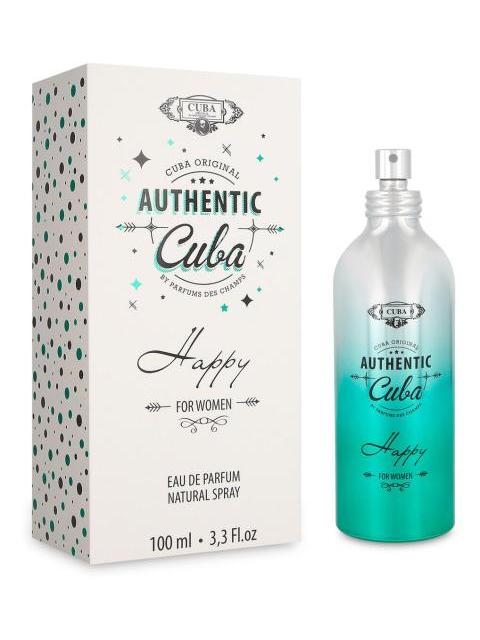 AUTHENTIC CUBA HAPPY FOR WOMEN 100 ML EDP ORIGINAL - Imagen 3