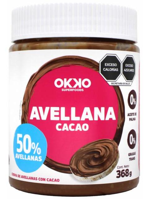 AVELLANA CACAO 368 G OKKO