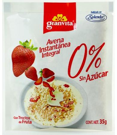 AVENA INSTANTANEA FRESAS 35 G GRANVITA