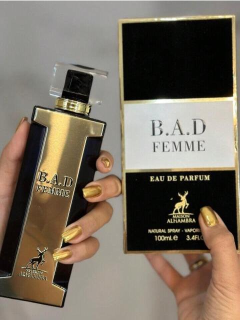 B.A.D FEMME BY MAISON ALHAMBRA EDP 100ML SPRAY DAMA - Imagen 6