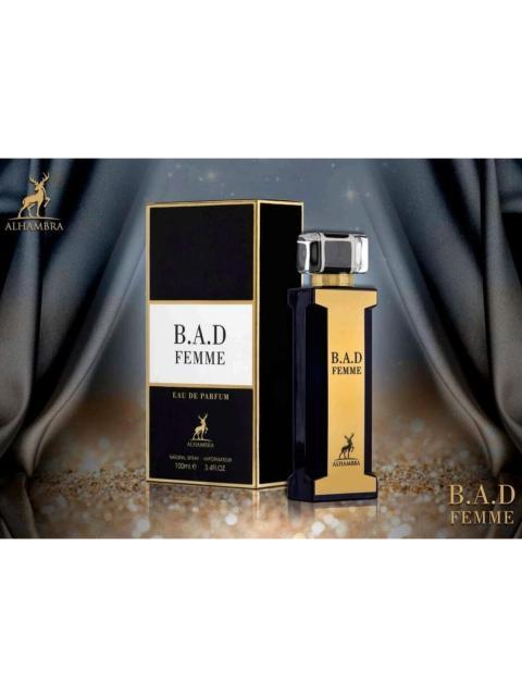 B.A.D FEMME BY MAISON ALHAMBRA EDP 100ML SPRAY DAMA - Imagen 7