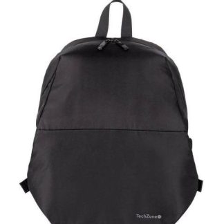 BACKPACK LITE TZLBP13 TECHZONE 15.6 POLIESTER 420 D TWILL COLOR NEGRO LATERALES AJUSTABLES GARANTIA LIMITADA DE POR VIDA.