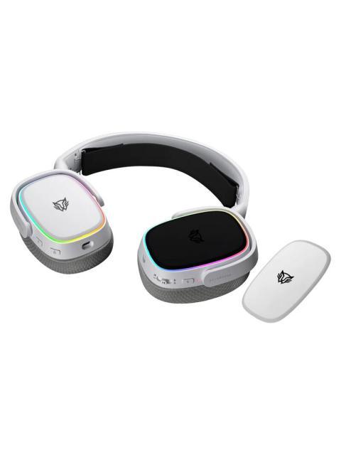 BALAM RUSH AUDIFONOS GAMER AEON HS999 7.1 ALAMBRICO-INALAMBRICO 3.5MM-BLUETOOTH BLANCO - Imagen 4