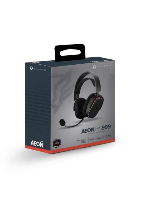 BALAM RUSH AUDIFONOS GAMER AEON HS999 7.1 ALAMBRICO-INALAMBRICO 3.5MM-BLUETOOTH NEGRO - Imagen 5