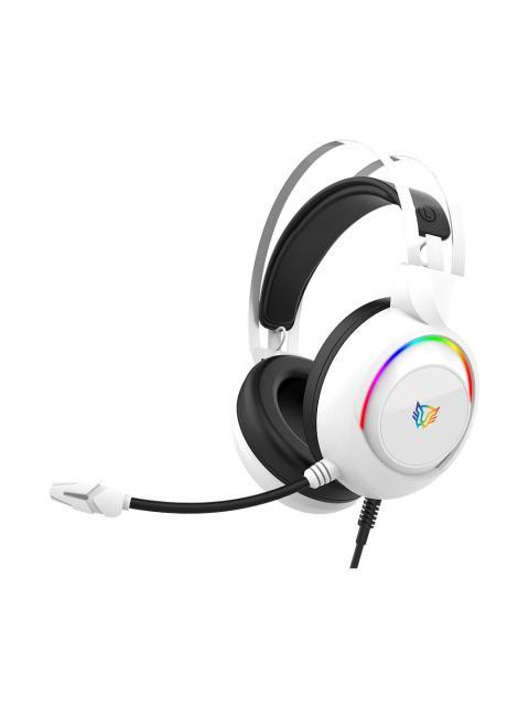 BALAM RUSH AUDIFONOS GAMER HESIX II HS688 PARA XBOX ONE-XBOX SERIES X|S-NINTENDO SWITCH-PC-SMARTPHONE ALAMBRICO 3.5MM BLANCO
