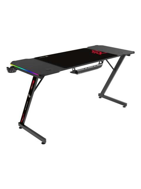 BALAM RUSH ESCRITORIO GAMER OLYMPUS SPOT GLOW MRX6000 RGB 1400MM X 60CM NEGRO - Imagen 3
