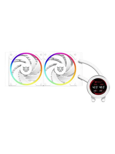 BALAM RUSH HYDROX EXPERT HYX24 ENFRIAMIENTO LIQUIDO PARA CPU 2X 120MM HASTA 2200RPM BLANCO