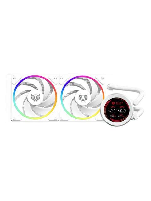BALAM RUSH HYDROX EXPERT HYX24 ENFRIAMIENTO LIQUIDO PARA CPU 2X 120MM HASTA 2200RPM BLANCO - Imagen 2