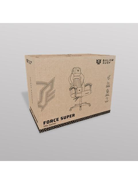 BALAM RUSH SILLA GAMER FORCE SUPER Z5 HASTA 150KG NEGRO - Imagen 9